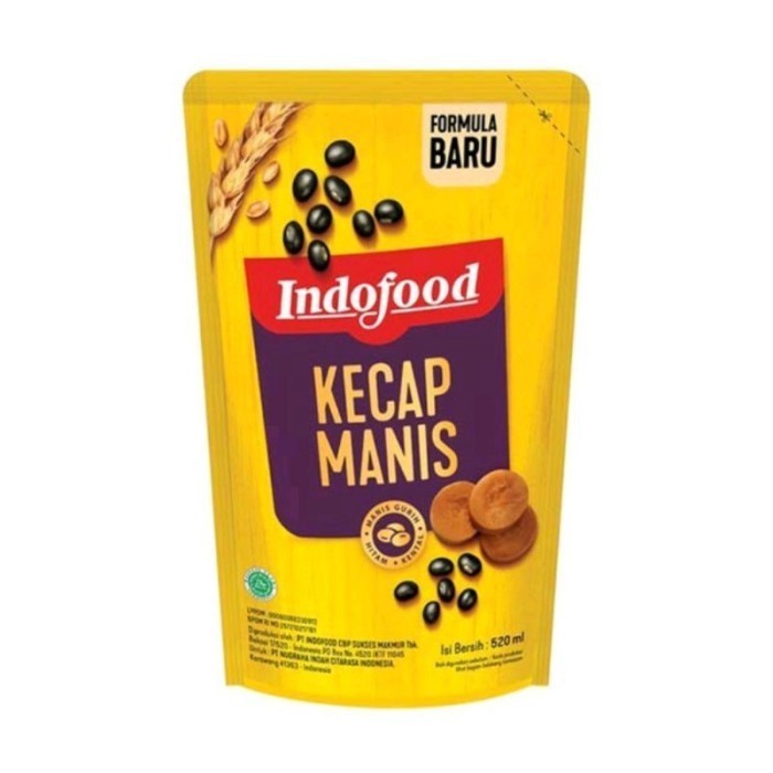 

Indofood Kecap Manis Refil 520ml Gurih Lembut