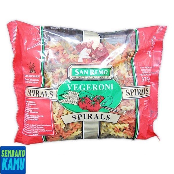 

Sanremo Pasta Vegeroni Spiral 500 gr
