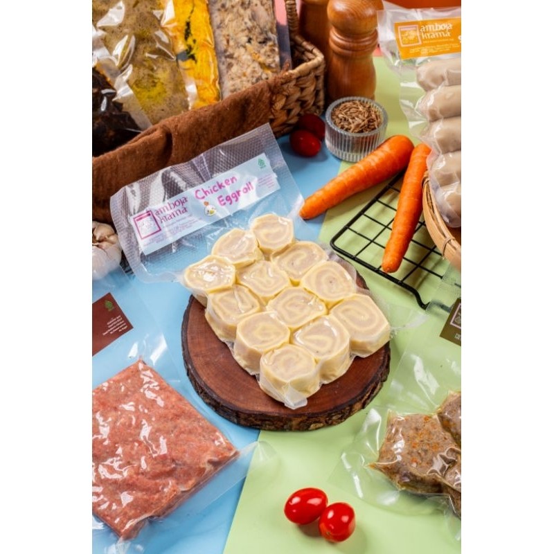 

Chicken Egg Roll For Kids - Adwa Organic Garut