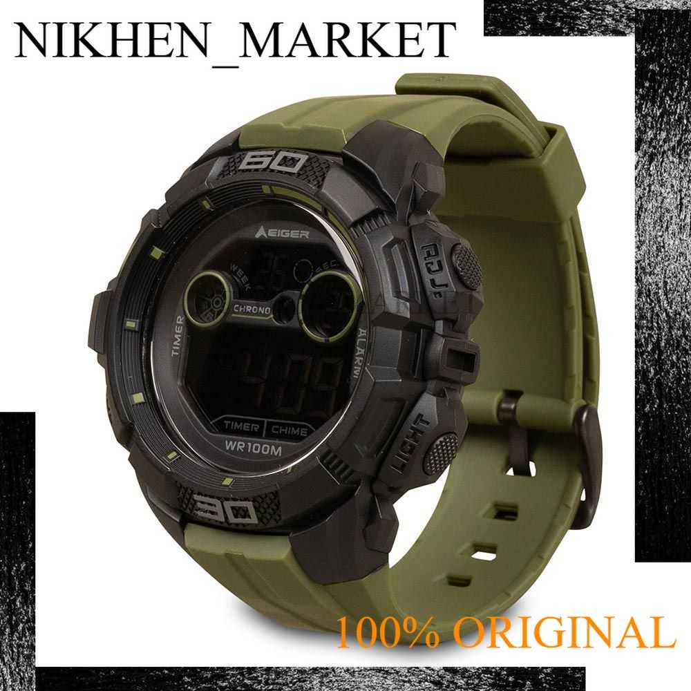 NIKHEN Jam Tangan Pria Eiger 910005087 Ataca 4.1 Digital Watch - Green