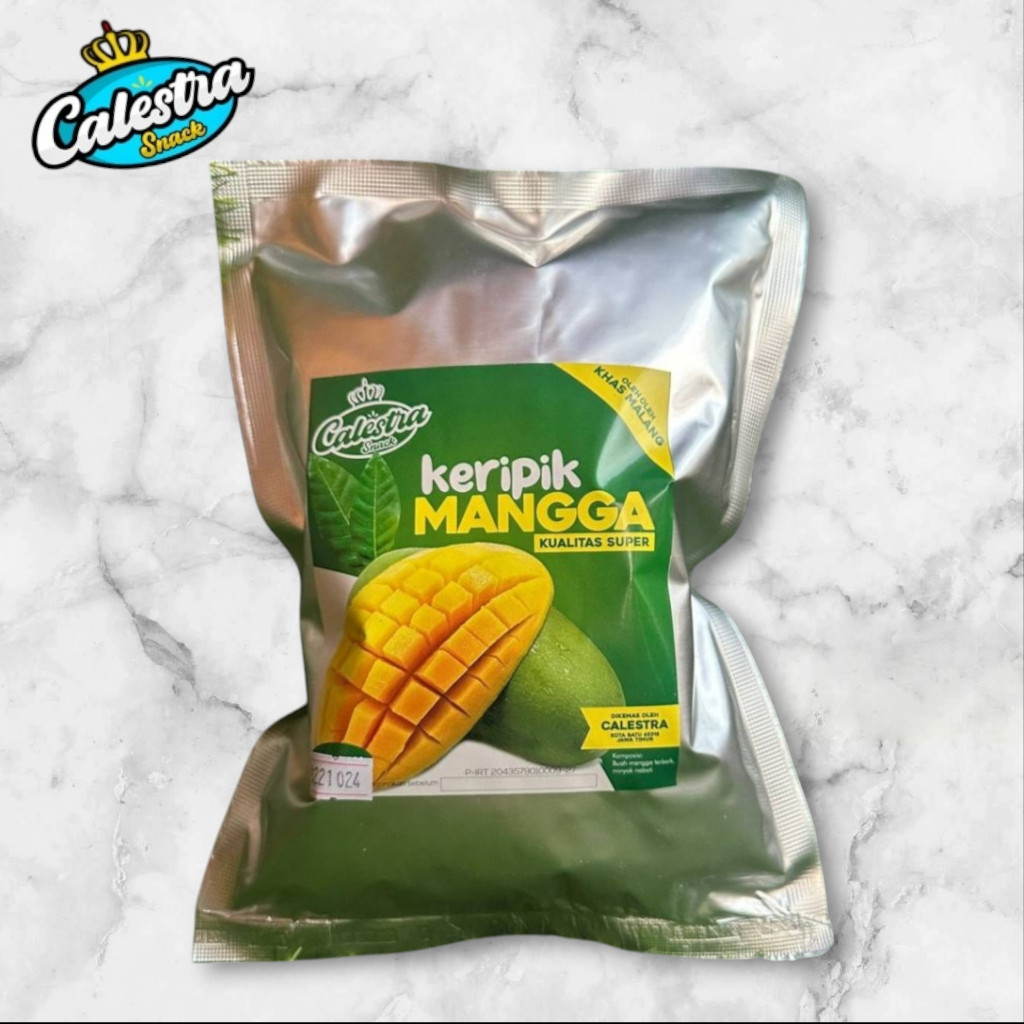 

Keripik Mangga Super Calestra Snack 100GR - Camilan Renyah yang Penuh Rasa Manis Segar