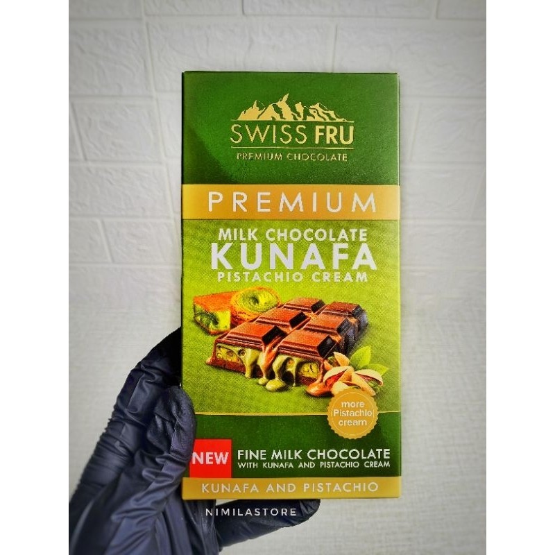 

New Ready Stock Siap Kirim Coklat Dubai Kunafa Pistachio AsliPremium