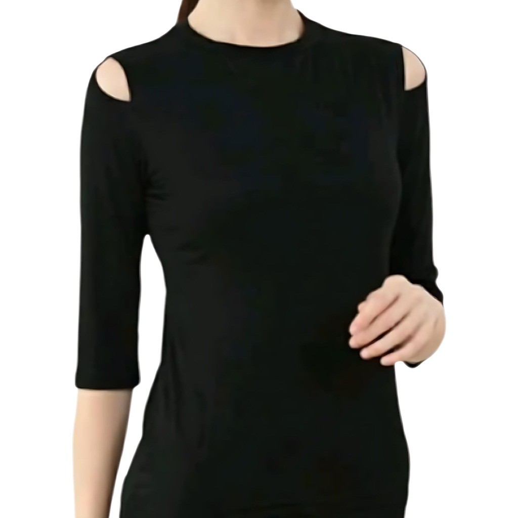 Baju Atasan Pakaian Kostum Kaos Dansa Line Dance Senam Olahraga Wanita