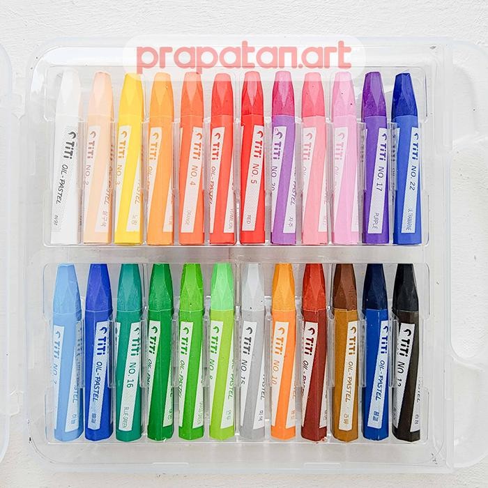 

TERLARIS! Titi Oil Pastel 12-55C TI-P | Crayon Minyak - 12C