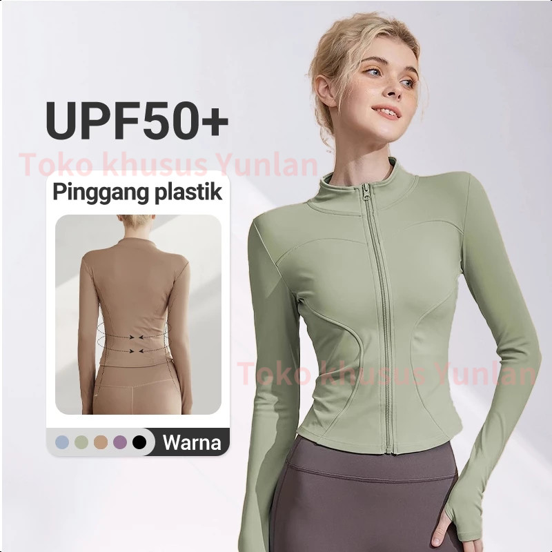RUBANGRAU   Baju Olahraga Wanita Baju Gym Wanita Jaket Olahraga Wanita  Jaket Jumbo Running  Gym Fit