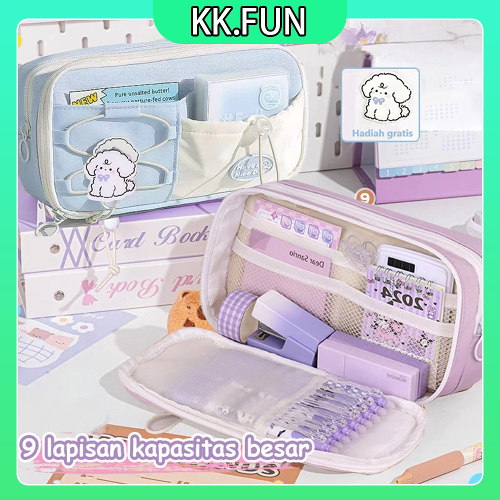 

Kotak Pensil Bros Selempang Lucu Tempat Pensil Dengan Kapasitas Besar Dengan Tali Dutum Ganda Lucu