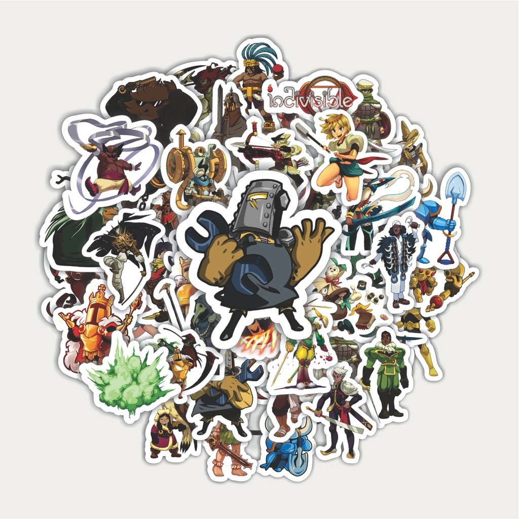 

Sticker Pack Stiker Game Series Indivisible Karakter Mix | Sticker TUMBLR | Stiker LAPTOP KOPER HELM