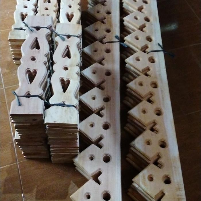 Lisplang dan pagar Kayu XKI3341