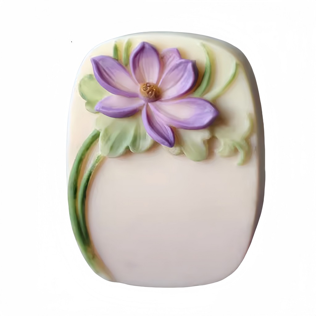 

Lotus Flower Silicone Soap Mold DIY Silicone Mold for Soap Making Fondant Cake Molds Aroma Candle Resin Plaster Crafts Mold