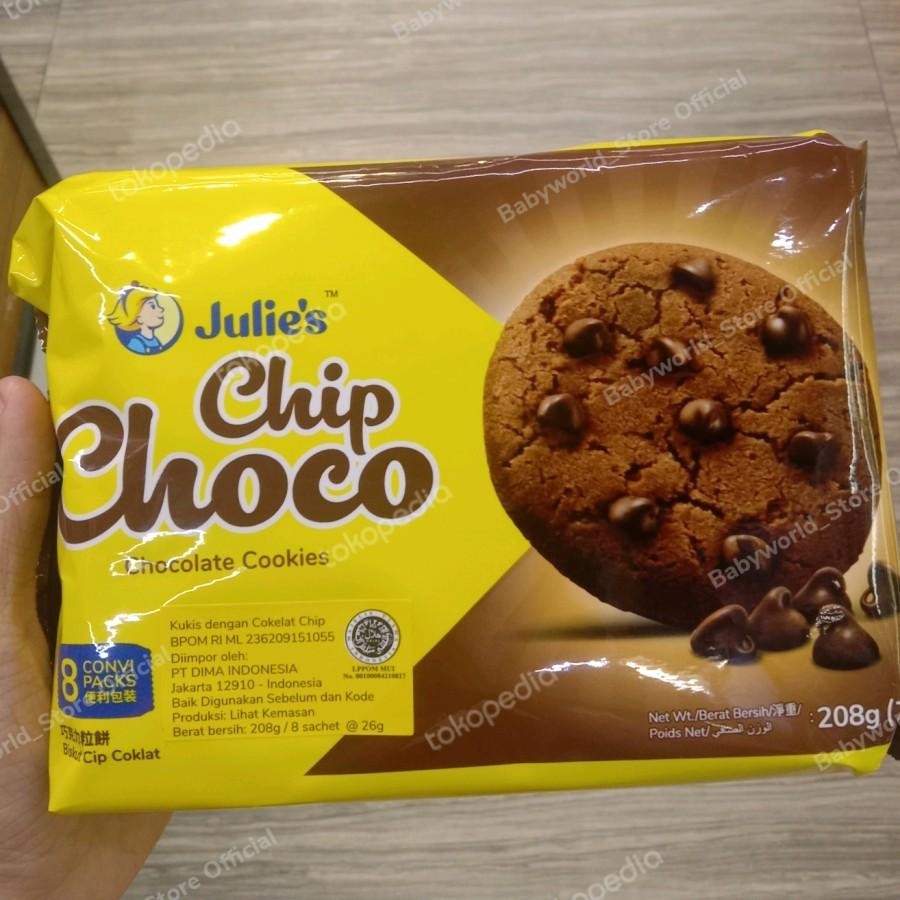 

Julie's Chip Choco Chocolate Cookies Kukis Import 200gr