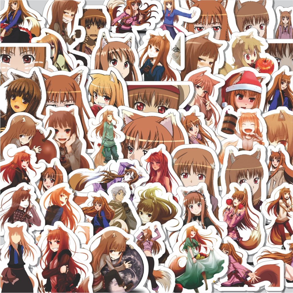 

Stiker Cutting Pack Stiker Anime Series Spice And Wolf Karakter Mix Isi 100Pcs Series Aesthetic Lucu Keren Untuk Koper Bahan Vynil