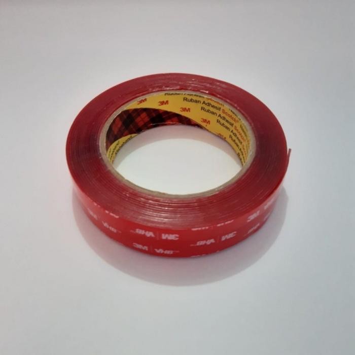 

3m doubel tape vhb clear 1" × 4,5 M jely bening automotif & building