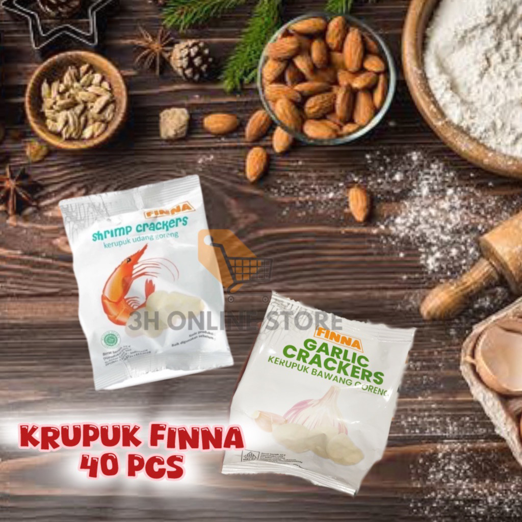 

Finna Kerupuk Udang & Bawang Matang 10 Gram (Isi 40 Pack)