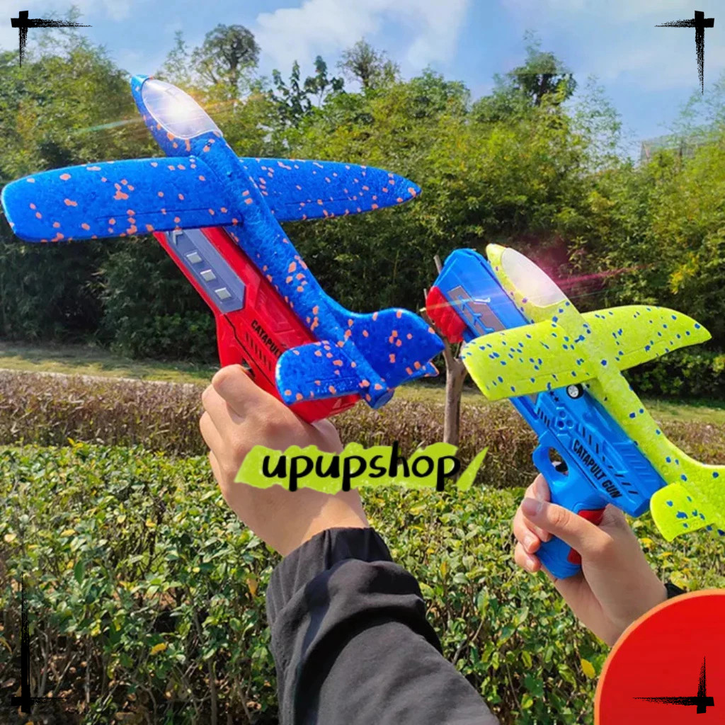 (OPP) SNI Mainan Anak tembakan Pesawat Terbang ada lampu / Mainan Tembakan Pesawat terbang