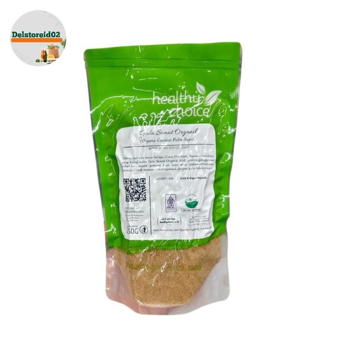 

Healthy choice organic coconut palm sugar (gula semut organik) 250 gram