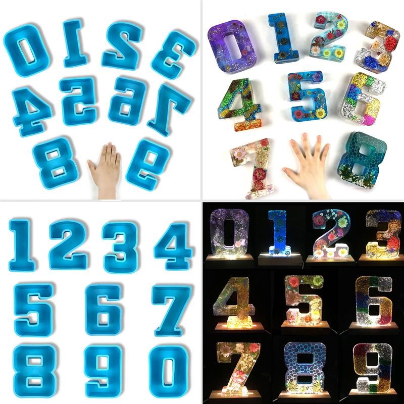 

Large Letter Mould Capital Letters Resin Silicone Mold DIY Epoxy Resin Molds Birthday Party Wedding Home Decoration LED Craft