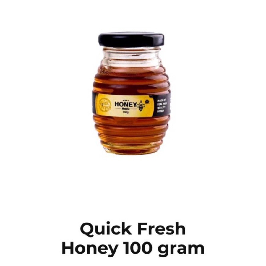 

[HARGA PROMO] Terbaru Madu Asli QUICK Fresh Honey 100 gr Garansi Berkualitas