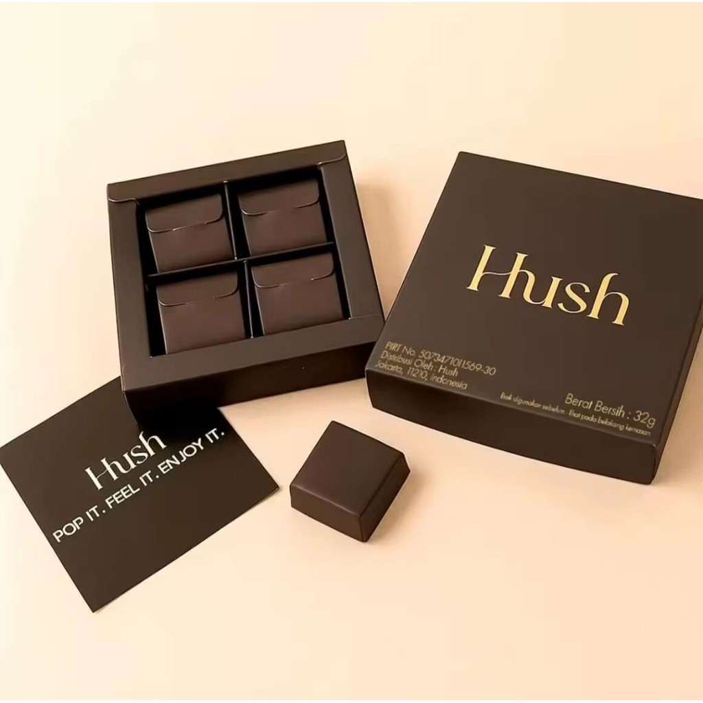 

PROMO!!! Hush Chocolate Original Dark Chocolate for Couple 1 Pcs Untuk Hubungan Lebih Harmonis