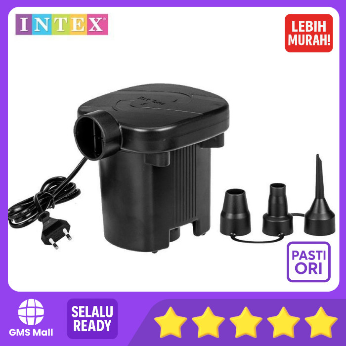 Intex 78109 Pompa Angin Elektrik Listrik Kasur Kolam Sofa Angin GR-109