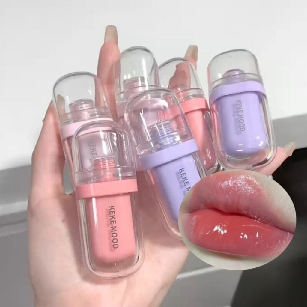 KEKEMOOD Jelly Lip Glaze / Keke Mood Jely Jel Fit Tint Lip tint Lip Gloss [heartofbeauty]