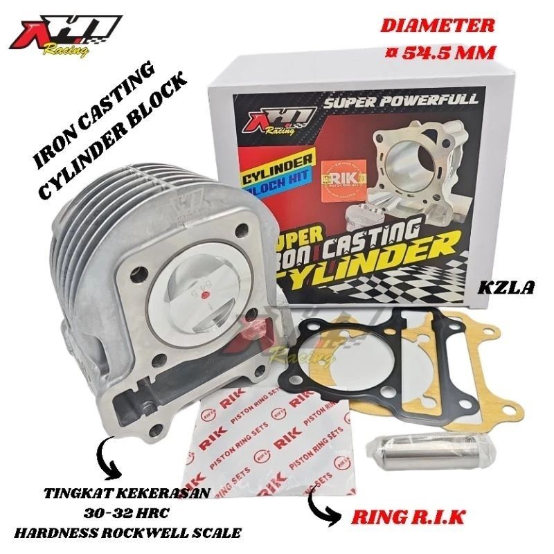 BLOK BLOCK SEHER BORE UP AH1 RACING BEAT Fi SCOOPY Fi VARIO 110 Fi SPACY Fi KODE KZL - CYLINDER BLOK