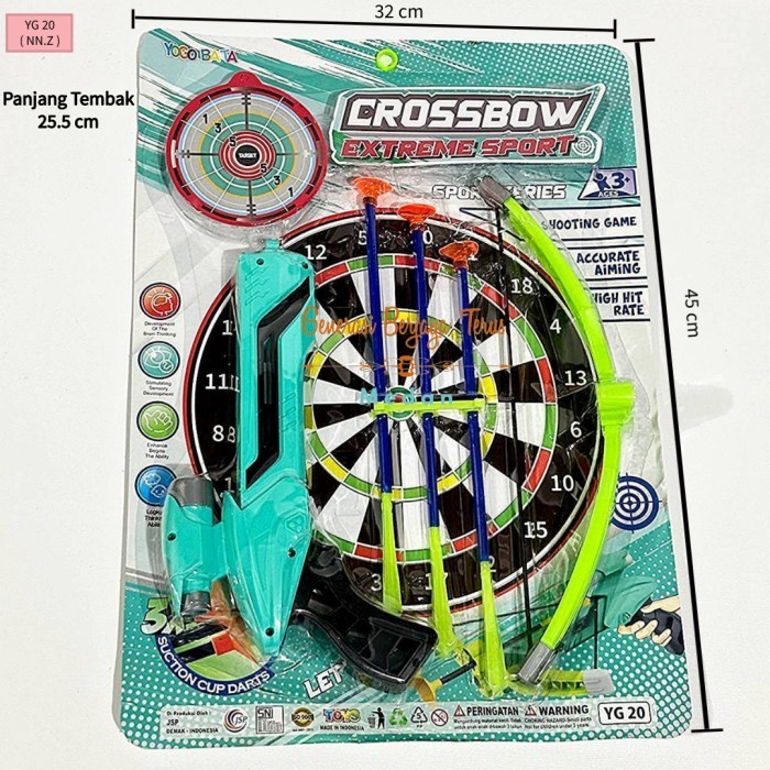 Generasi Berjaya Terus - Mainan Panah CrossBow YG20 / Mainan Panah-Panahan / Mainan Edukatif