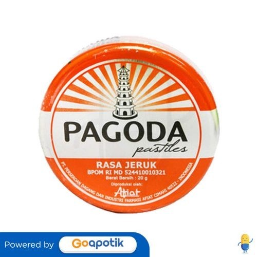 

Pagoda Pastiles Rasa Jeruk 20 Gram Kaleng