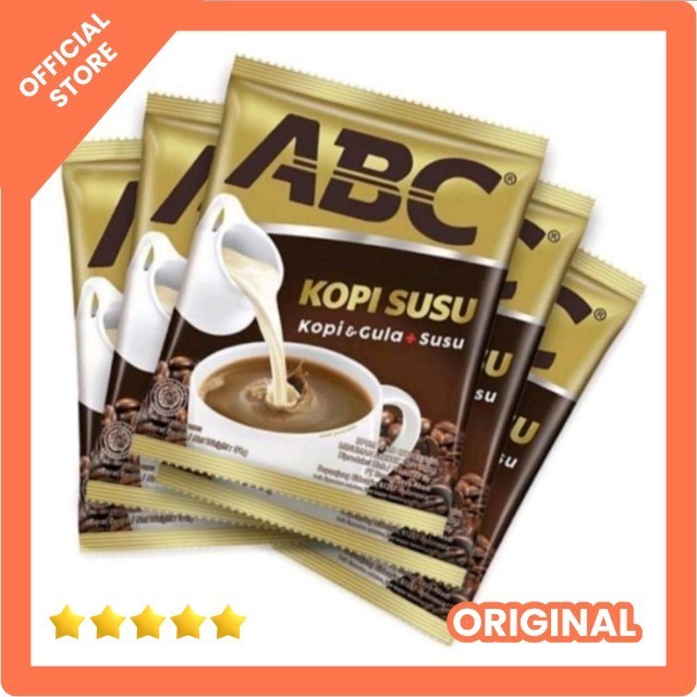 

Kopi ABC instan kopi gula susu bubuk 31gr ( 1pcs )