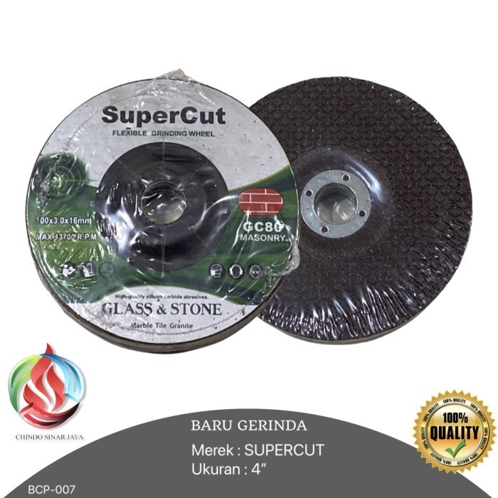 BATU GERINDA SUPERCUT 4 INCH BATU POTONG SUPERCUT