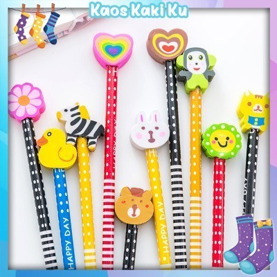 

Pensil Karakter + Penghapus Pensil Lucu Ada penghapus Pensil Fancy Pensil Unik Karakter Souvenir 3 021