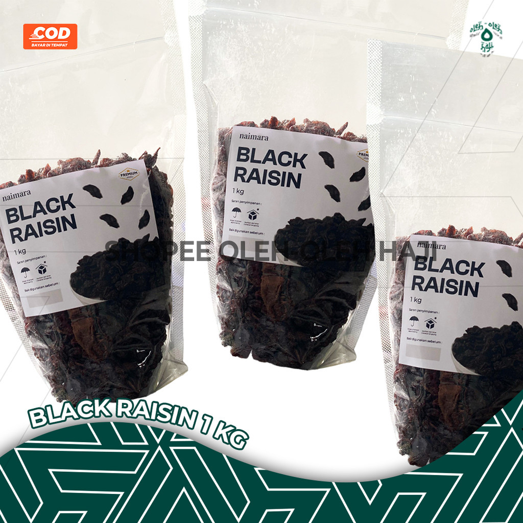 

KISMIS HITAM BLACK RAISIN MANIS PREMIUM ORIGINAL 1KG