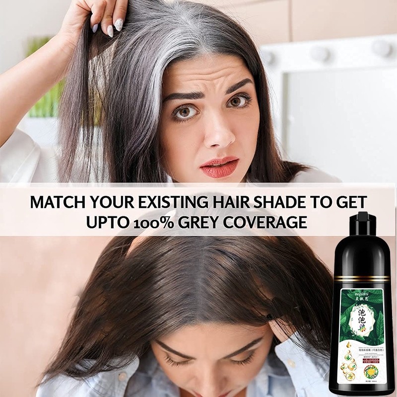 Pewarna Rambut Hitam Pewarna Rambut Coklat Pewarna Rambut Coklat Krim Pewarna Rambut Botani Alami 50