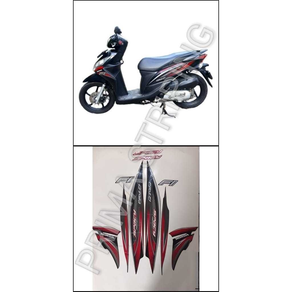 STRIPING STIKER MOTOR SPACY 2012 FI