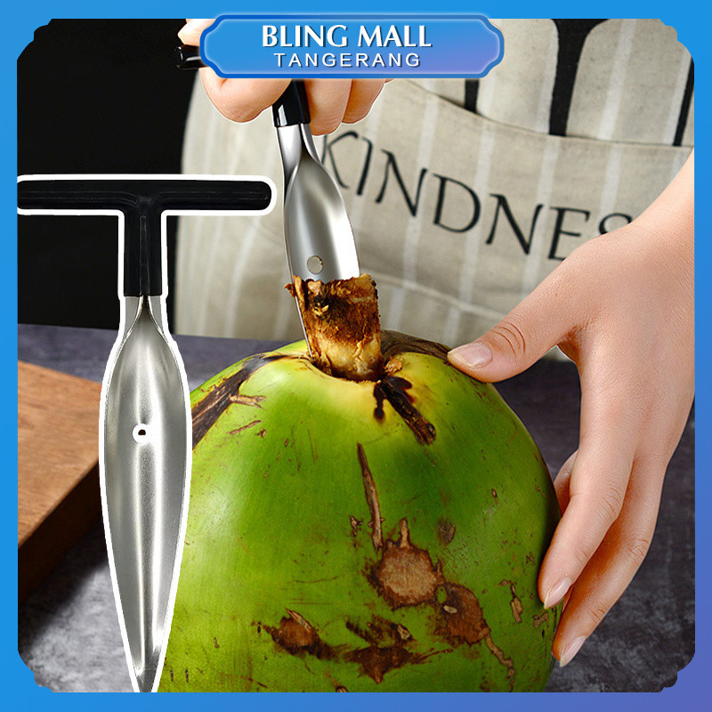 Alat Pelubang Kelapa Stainless Steel Alat Pembuka Kelapa Muda Untuk Dapur