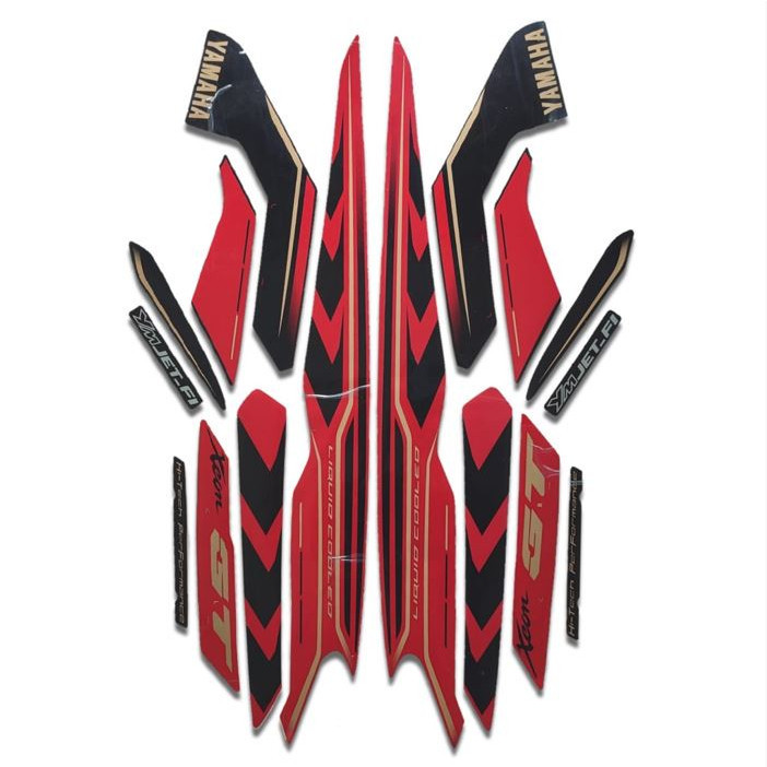 STIKER STRIPING STANDART XEON GT 2015 - LIST MOTOR MIO XEON GT 2015 - STIKER MIO XEON GT 2015 TERMUR