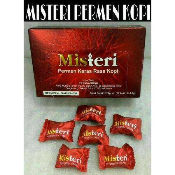 

HOT PRODUK ⭐⭐⭐⭐⭐ MISTERI PERMEN CANDY RASA KOPI BERSTAMINA