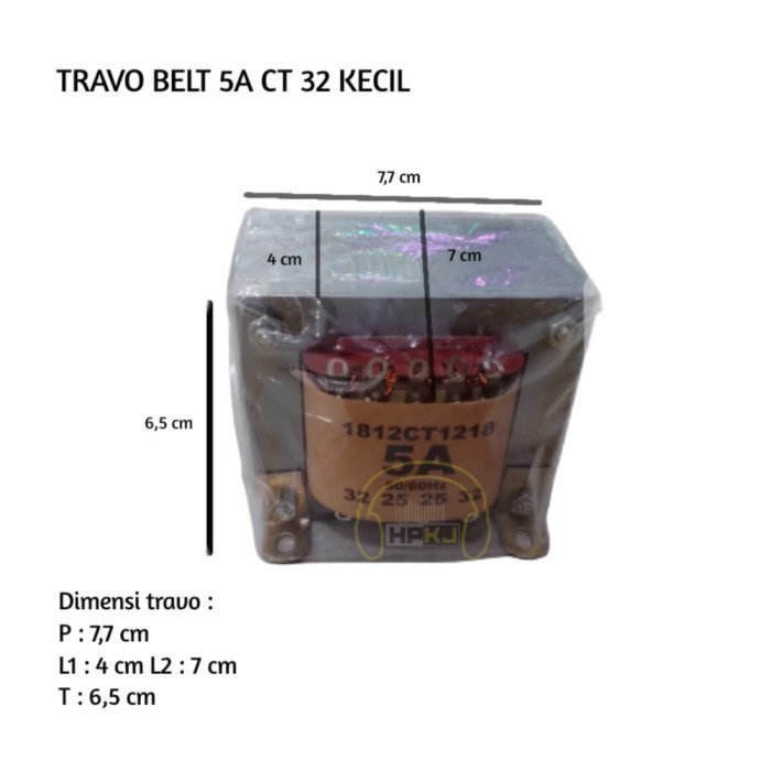 MT99 TRAVO BELT 5A CT 32 KECIL travo belt 5a ct 32 kecil