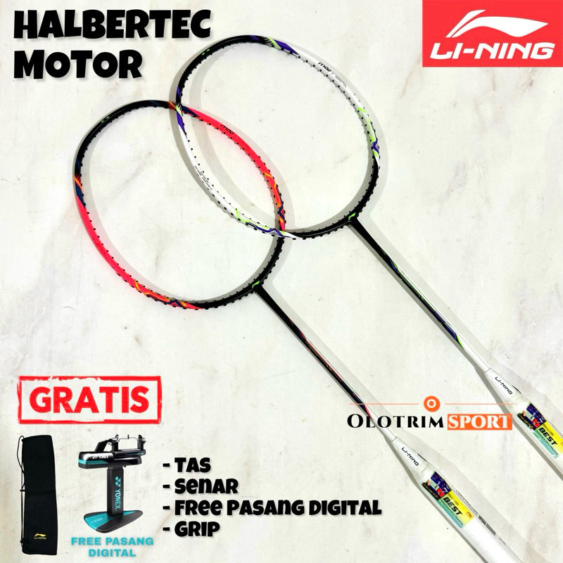 Raket Badminton LINING HALBERTEC MOTOR 100% ORIGINAL LINING