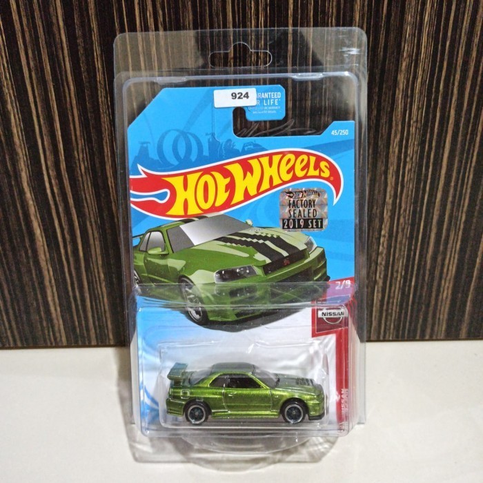 Hot Wheels - Nissan Skyline GT-R R34 THS US Card Factory Sealed 2019