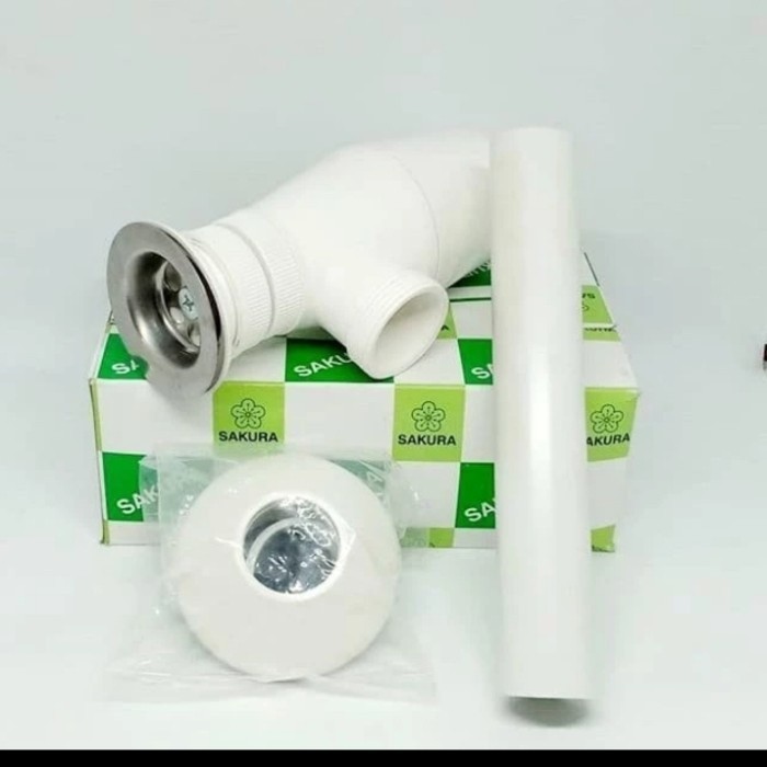 Sifon wastafel Sakura sifon botol plastik afur avur saringan wastafel