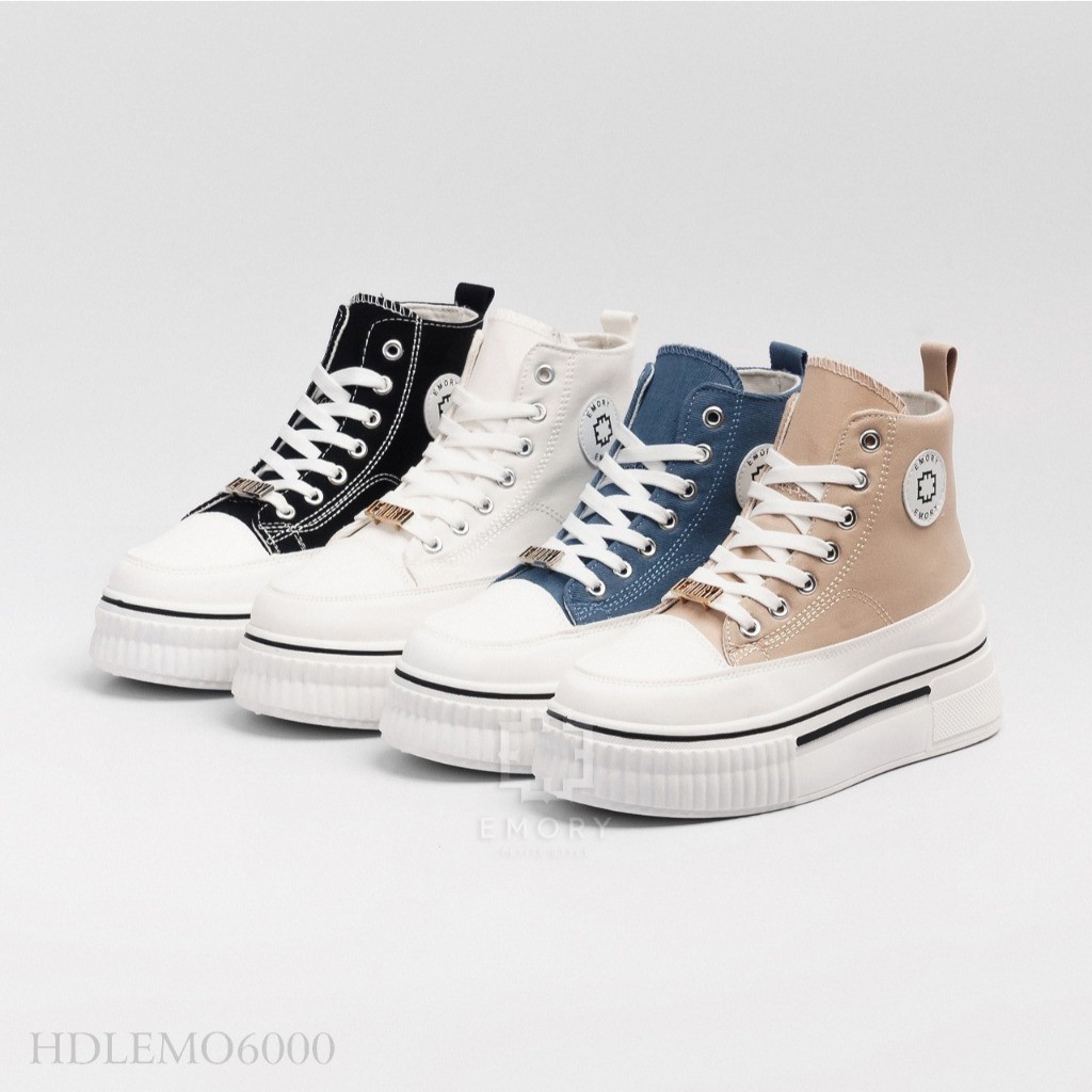 fw42er EMORY STYLE   Canvera HDLEMO6000  Sepatu wanita sneakers olahraga sport  SHOES