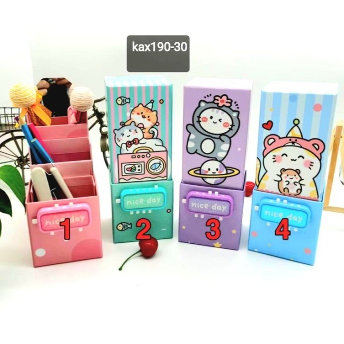 

NEW ! BEST SELLER Kotak Pensil Karton Berdiri ada Cermin kode Kunci KAX190 Bahan Tebal - KAX 190-30