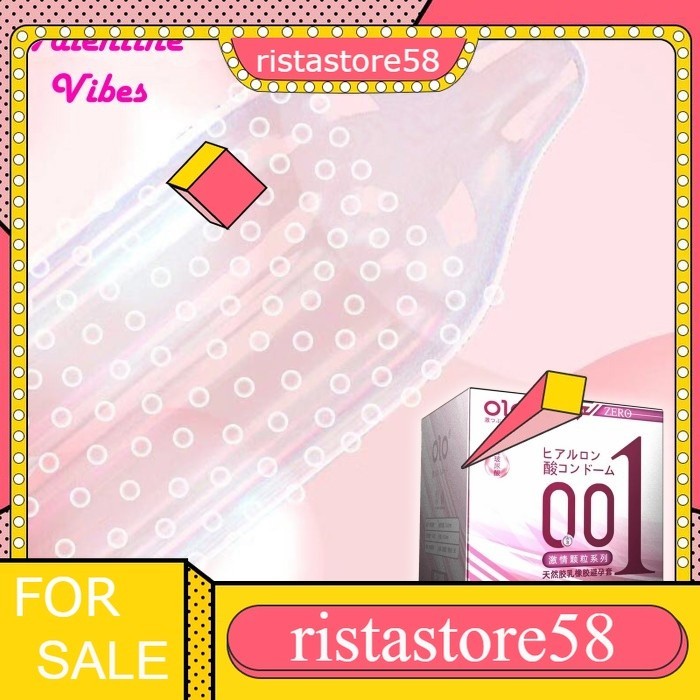 Satu Dua Tiga terbaru sarung aman KONDOM OLO 0.01 ZERO CLASSIC VERSION CONDOM 001  - RED