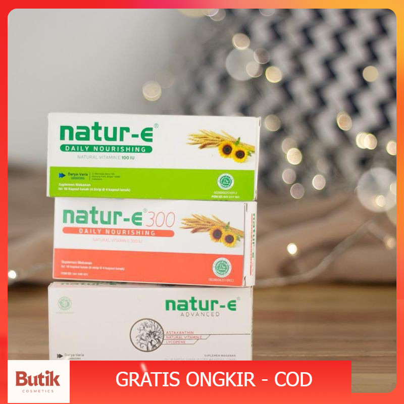 BC - VITAMIN NATUR E 100 IU (HIJAU) ISI 16 KAPSUL & 32 KAPSUL / NATUR E IU 300 16 KAPSUL/ NATUR E VI