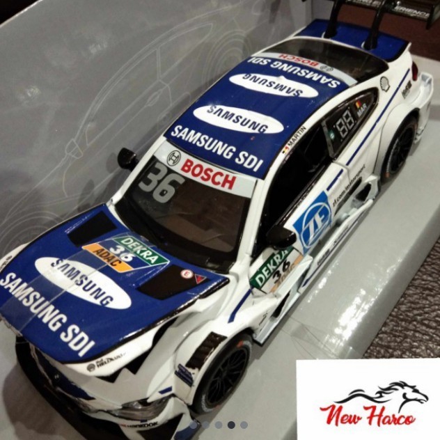 DIECAST BMW M4 DTM SHELL 1:32 BAHAN BESI ALLOY - Samsung