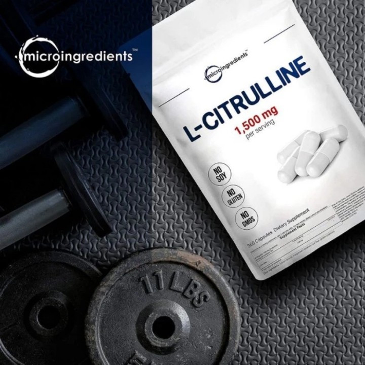 Microingredients L Citrulline  1500mg - Micro 360 Capsules Asli
