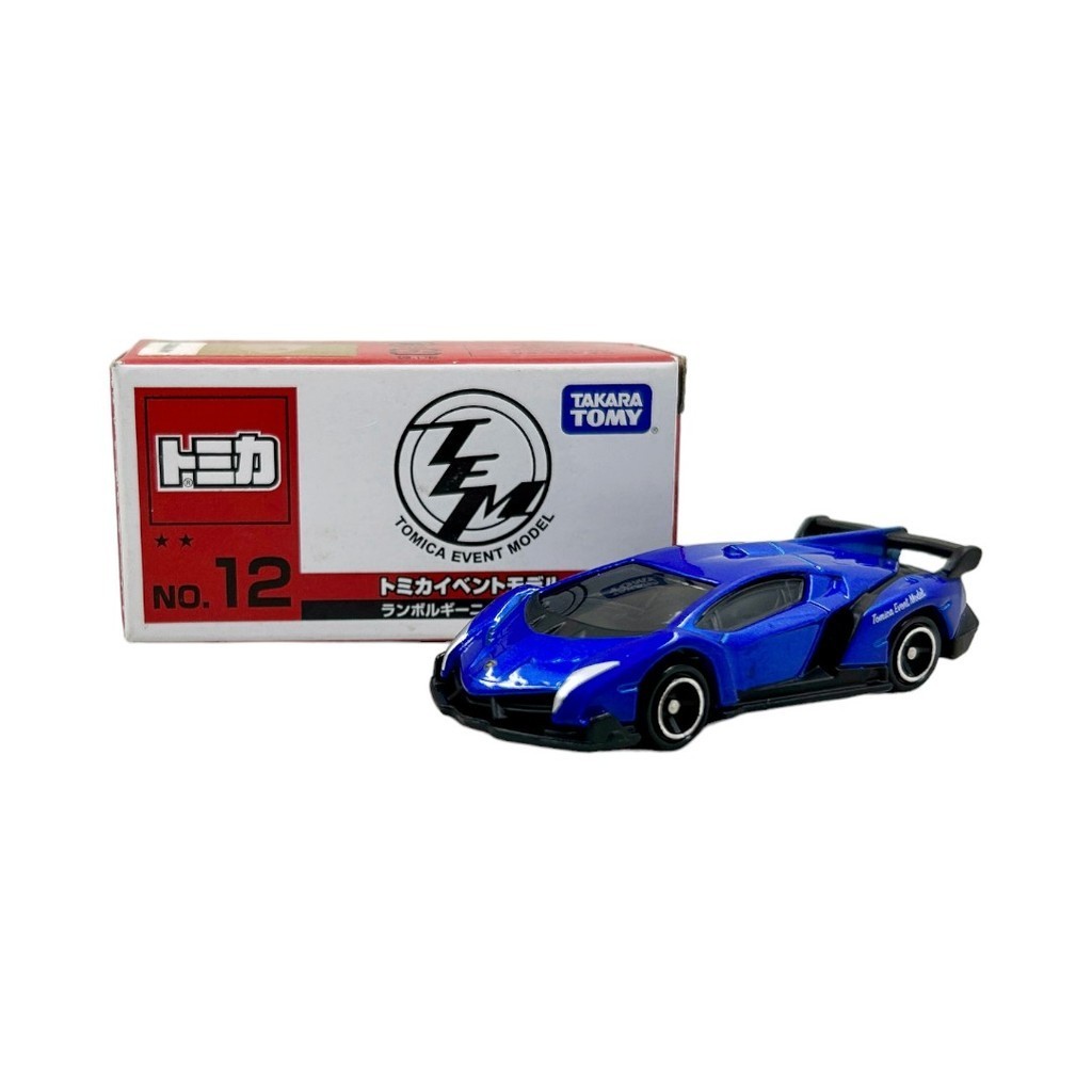 Tomica Event Model No.12 Takara Tomy Lamborghini Veneno Biru - TM1