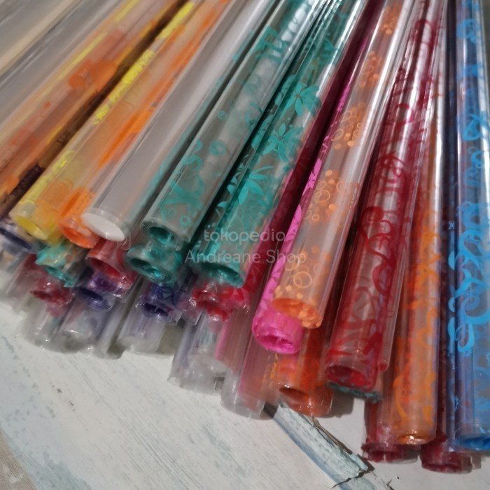 Plastik kaca/plastik bening untuk parcel