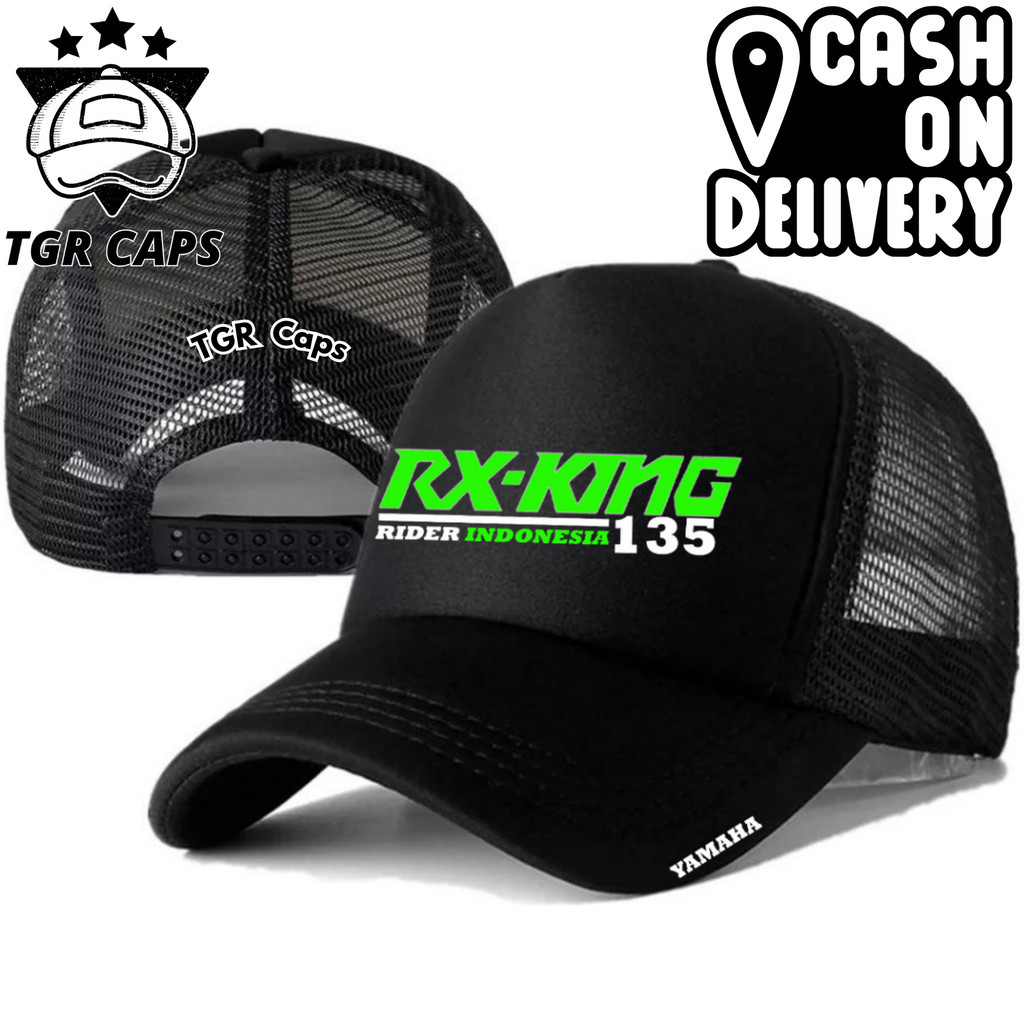 TGR Caps Topi Trucker RX-KING - Topi Distro RX-KING Logo - Topi RX-KING Premium - Topi Pria Dewasa -