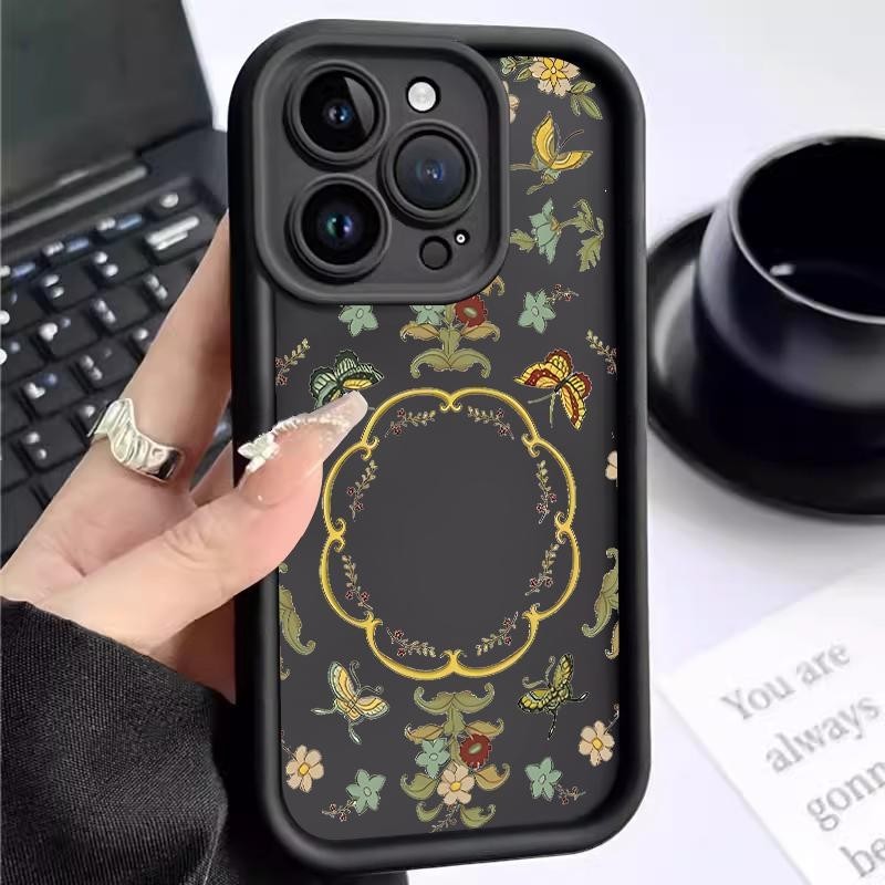 Soft Case For Samsung A05 A03 A03s A04 A04E A04s A05s Artistic Vintage Butterflies Silicon Antishock